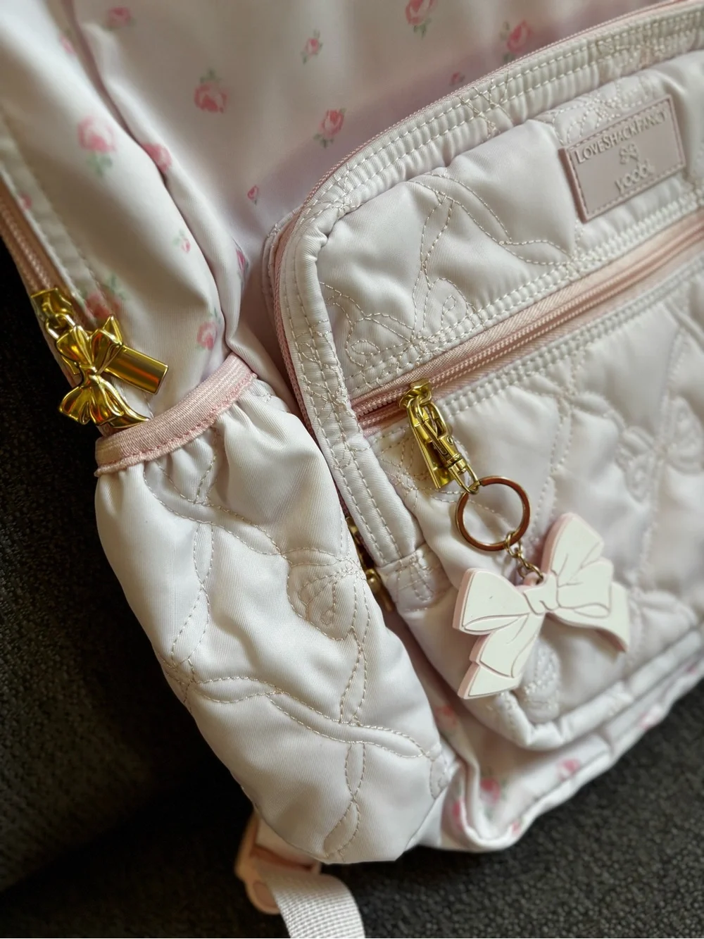 LoveShackFancy Backpack light pink